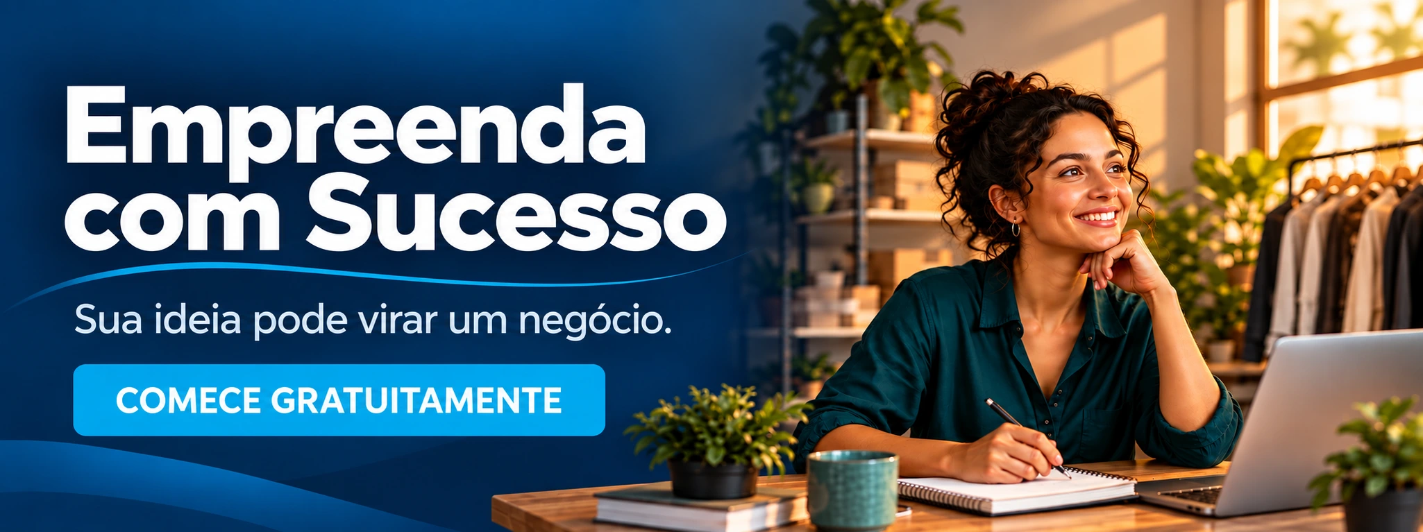 Empreenda com Sucesso. Sua ideia pode virar um negócio. Comece gratuitamente.