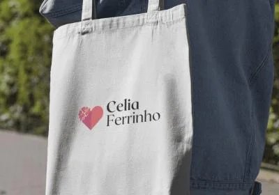 Celia Ferrinho — aplicação em ecobag
